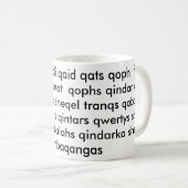 Q-Wörter Kaffeetasse (VorderseiteRechts)