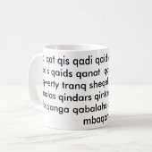Q-Wörter Kaffeetasse (Vorderseite Links)