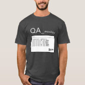 QA Affe-weiß T-Shirt (Vorderseite)