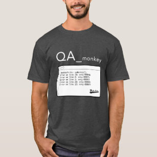QA Affe-weiß T-Shirt