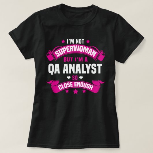 QA-Analyst T-Shirt (Design vorne)
