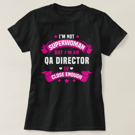 QA-DIREKTOR T-Shirt (Design vorne)