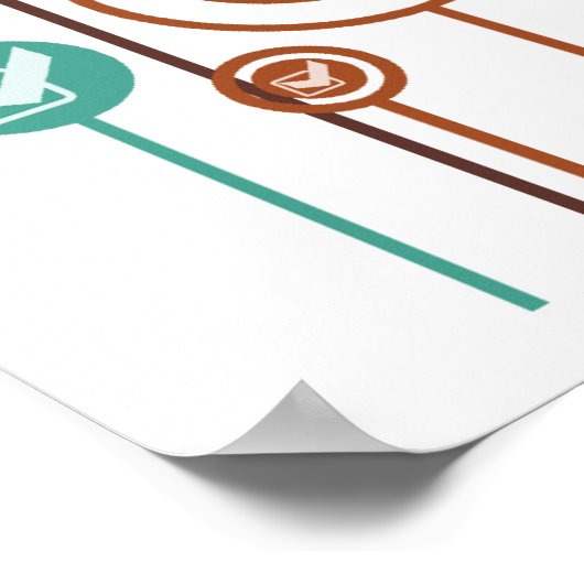 QA Engineering Daisies Poster (Ecke)