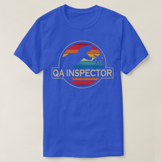 Qa Inspector Dinosaur T-Shirt (Design vorne)