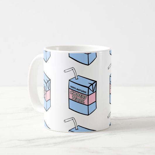 QA-Softwaretester Kaffeetasse (Vorderseite Links)