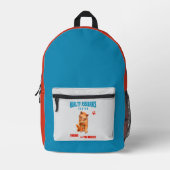 QA Tester Katzen Humor Bedruckter Rucksack (Vorderseite)
