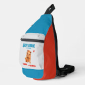 QA Tester Katzen Humor Crossbody Bag (Rechte Ecke)