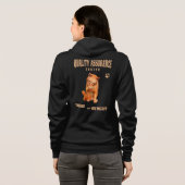 QA Tester Katzen Humor Hoodie (Schwarz voll)