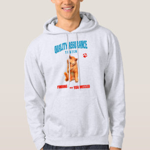 QA Tester Katzen Humor Hoodie