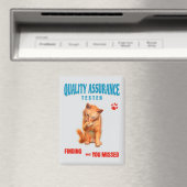 QA Tester Katzen Humor Magnet (In Situ (Geschirrspüler))
