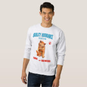 QA Tester Katzen Humor Sweatshirt (Vorne ganz)