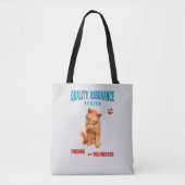 QA Tester Katzen Humor Tasche (Vorderseite)