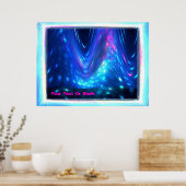 Qaanaaq - Northern Lights Poster (Küche)