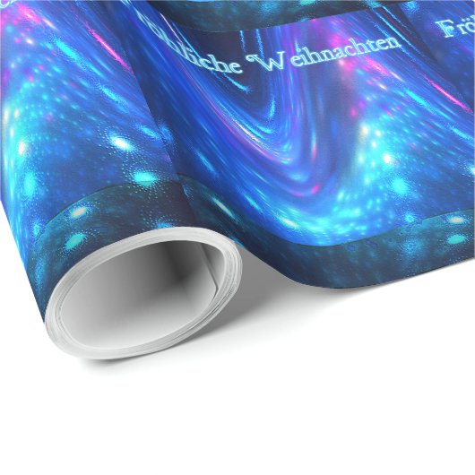 Qaanaq - Froehliche Weihnachten Geschenkpapier (Rolleneckpunkt)