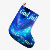 Qaanaq - Gott jul Großer Weihnachtsstrumpf (Vorderansicht (hängend))