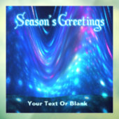 Qaanaq - Grußkarte der Saison Fensteraufkleber (Blatt 3)