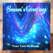 Qaanaq - Grußkarte der Saison Fensteraufkleber (Blatt 2)