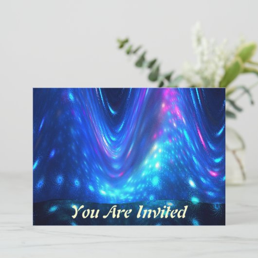 Qaanaq - Nordlichter Einladung (Stehend Vorderseite)