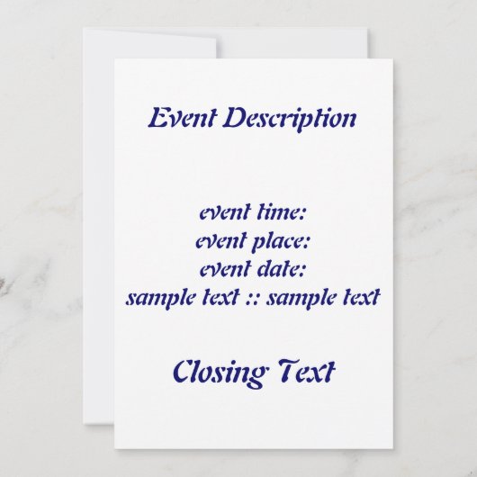 Qaanaq - Nordlichter Einladung (Rückseite)