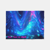 Qaanaq - Nordlichter Fleecedecke (Vorderseite (Horizontal))