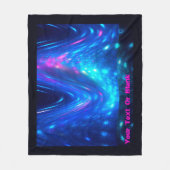 Qaanaq - Nordlichter Fleecedecke (Vorderseite)