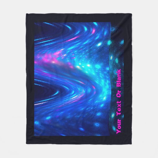 Qaanaq - Nordlichter Fleecedecke (Vorderseite)