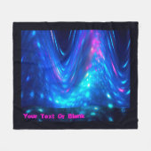 Qaanaq - Nordlichter Fleecedecke (Vorderseite (Horizontal))