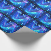 Qaanaq - Nordlichter Geschenkpapier (Ecke)