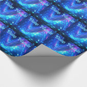 Qaanaq - Nordlichter Geschenkpapier (Ecke)