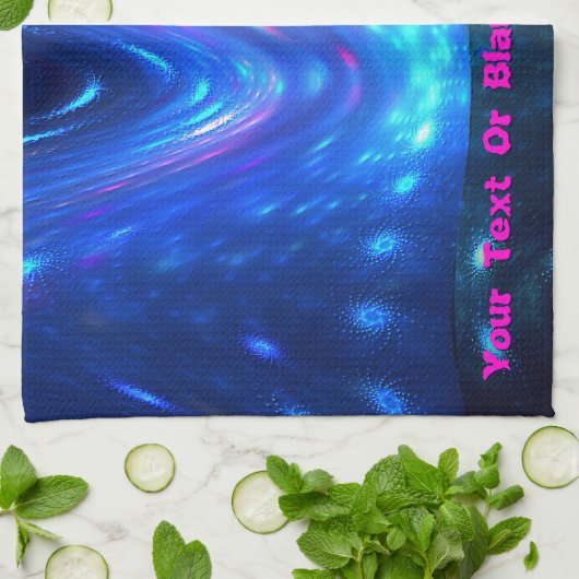 Qaanaq - Nordlichter Geschirrtuch (Gefaltet)