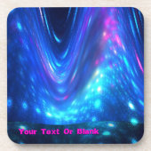 Qaanaq - Nordlichter Getränkeuntersetzer (Vorderseite)