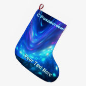 Qaanaq - Nordlichter Großer Weihnachtsstrumpf (Vorderansicht (hängend))