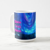 Qaanaq - Nordlichter Kaffeetasse (Vorderseite Links)