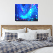 Qaanaq - Nordlichter Leinwanddruck (Insitu (Schlafzimmer))