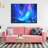 Qaanaq - Nordlichter Leinwanddruck (Insitu (Wohnzimmer))