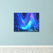 Qaanaq - Nordlichter Leinwanddruck (Insitu (Holzboden))