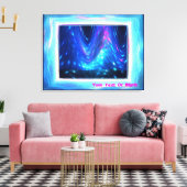 Qaanaq - Nordlichter Leinwanddruck (Insitu (Wohnzimmer))