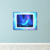 Qaanaq - Nordlichter Leinwanddruck (Insitu (Holzboden))