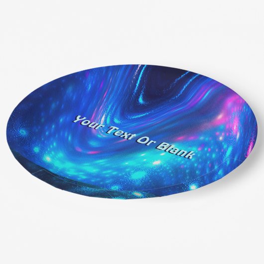 Qaanaq - Nordlichter Pappteller (Schrägansicht)