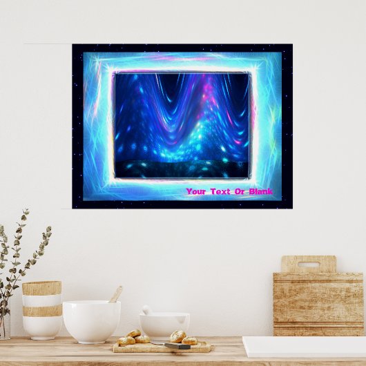 Qaanaq - Nordlichter Poster (Küche)