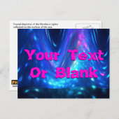 Qaanaq - Nordlichter Postkarte (Vorne/Hinten)