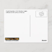 Qaanaq - Nordlichter Postkarte (Rückseite)