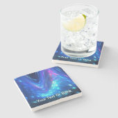 Qaanaq - Nordlichter Steinuntersetzer (Seitenansicht)