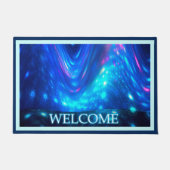 Qaanaq - Nordlichter - Willkommen Fußmatte (Vorderseite)