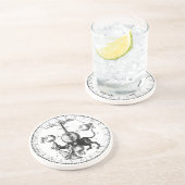 Qabalah Mandala Sandstein Untersetzer (Seite)