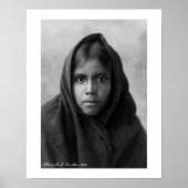 Qahatika Girl von Edward S. Curtis 16 x 20 Poster (Vorne)