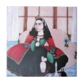 Qajar Malerei Fliese (Vorderseite)