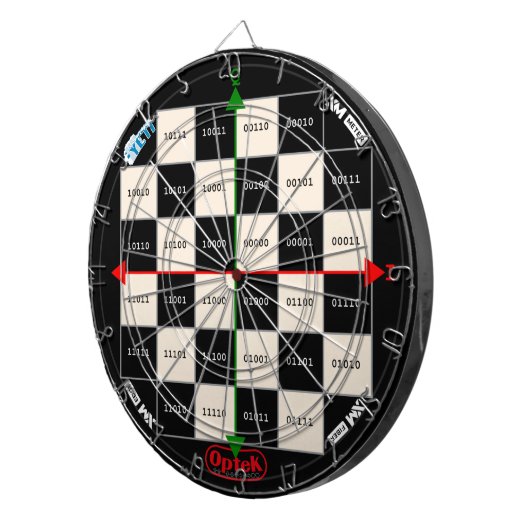 QAM32 Dart Board Optek Dartscheibe (Vorderseite rechts)