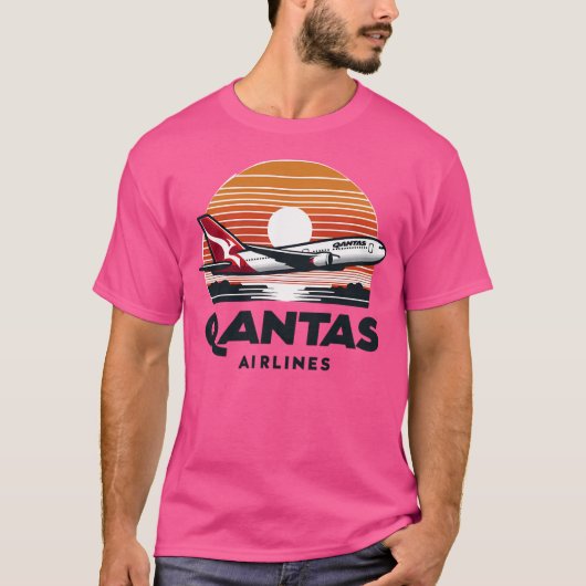 Qantas Airlines T-Shirt (Vorderseite)