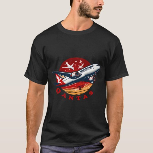 Qantas Airlines T-Shirt (Vorderseite)
